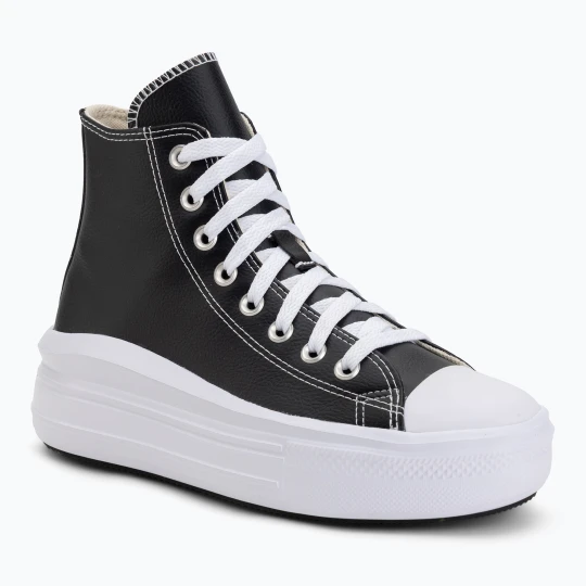 Zdjęcie produktu Trampki damskie Converse Chuck Taylor All Star Move Platform Leather black