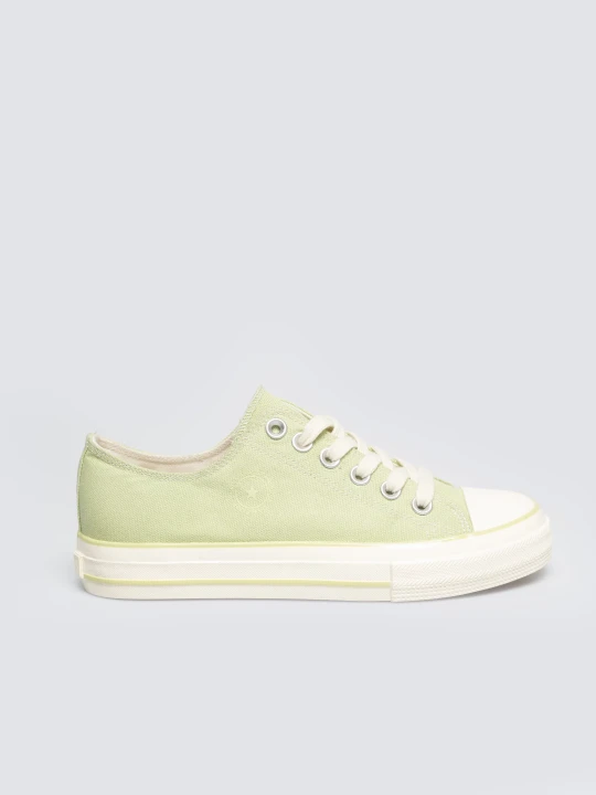 Zdjęcie produktu trampki damskie niskie zielone tt274286 301 Big Star