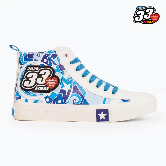 Zdjęcie produktu Trampki damskie oficjalne WOŚP BIG STAR RR274A654 biały