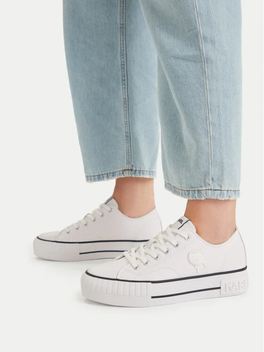 Zdjęcie produktu Trampki KARL LAGERFELD Kampus Max KL60426 Biały