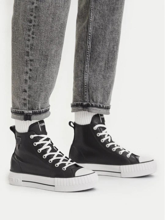 Zdjęcie produktu Trampki KARL LAGERFELD Kampus Max KL60456 Czarny