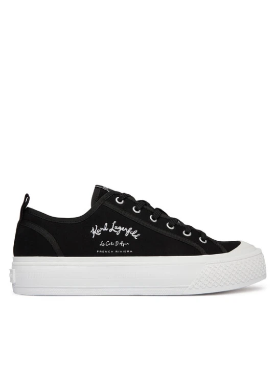 Zdjęcie produktu Trampki KARL LAGERFELD Kampus Max V KL50523 Czarny
