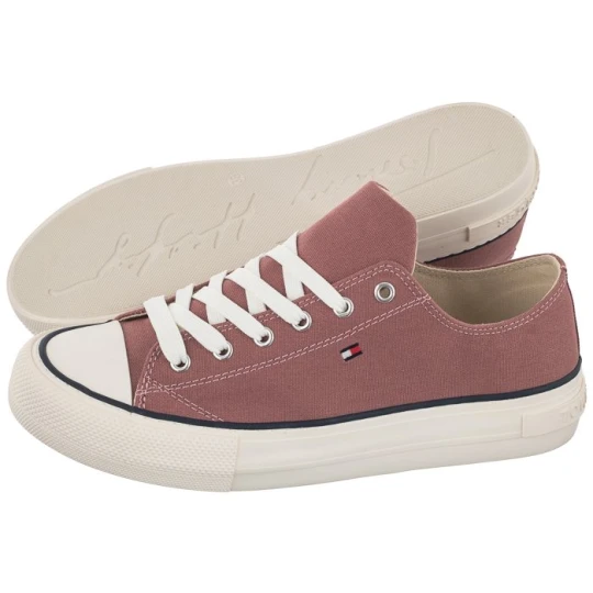 Zdjęcie produktu Trampki Low Cut Lace-Up Sneaker Antique Rose T3A4-32118-0890 303 (TH414-b) Tommy Hilfiger