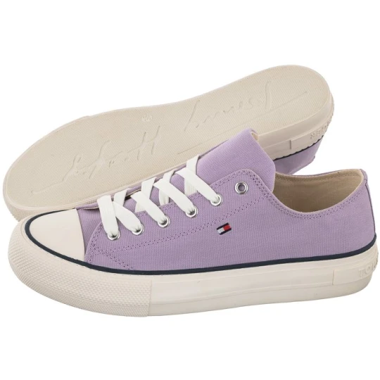 Zdjęcie produktu Trampki Low Cut Lace-Up Sneaker Lilac T3A4-32118-0890 348 (TH414-c) Tommy Hilfiger
