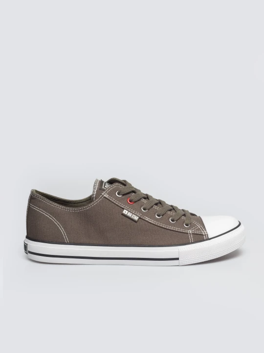 Zdjęcie produktu trampki męskie niskie khaki tt174137 303 Big Star ZIELONY