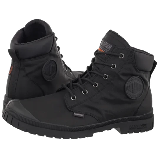 Zdjęcie produktu Trampki Pampa Sp20 Cuff Wp+ Black 76835-008-M (PA124-b) Palladium