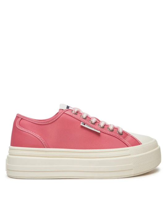 Zdjęcie produktu Trampki Tommy Jeans Foxing EN0EN02713 Różowy