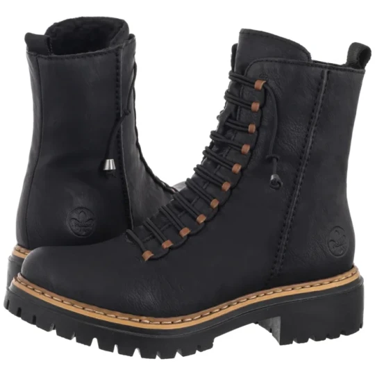 Zdjęcie produktu Trapery Czarne 72653-00 Black (RI334-a) Rieker