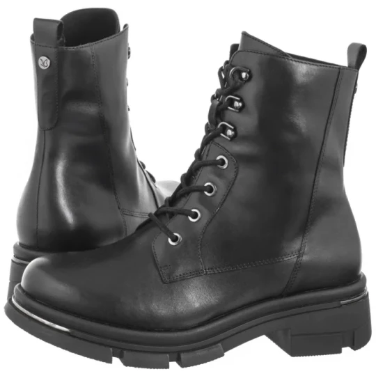Zdjęcie produktu Trapery Czarne 9-25218-43 022 Black Nappa (CP425-a) Caprice
