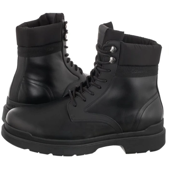 Zdjęcie produktu Trapery Lace Up Boot Mix HM0HM00862 BEH Black (CK191-a) Calvin Klein