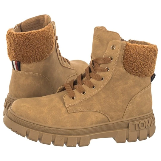 Zdjęcie produktu Trapery Lace-Up Bootie T3A5-33053-1628 582 Cognac (TH869-a) Tommy Hilfiger