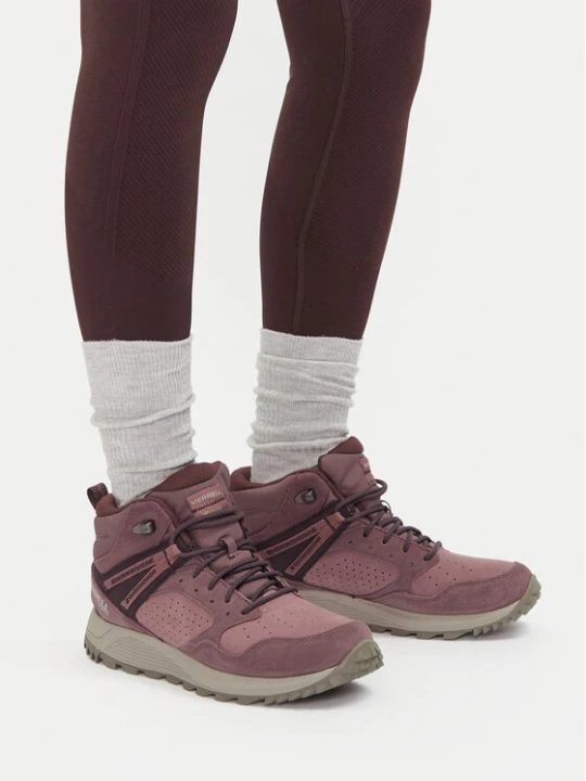 Zdjęcie produktu Trapery Merrell Wildwood Mid Ltr Wp J068104 Bordowy
