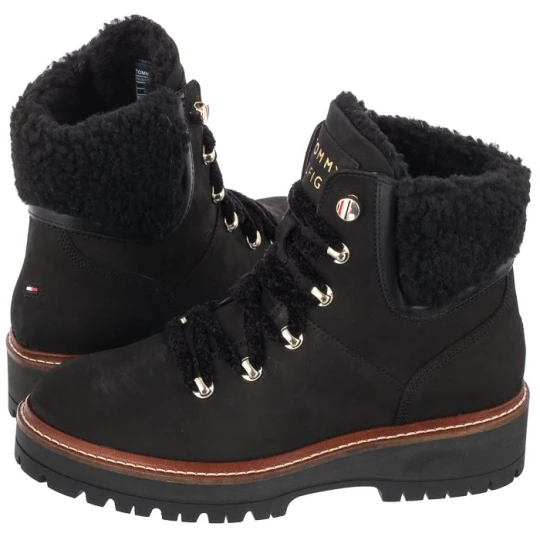 Zdjęcie produktu Trapery Outdoor Flat Boot Black FW0FW05944 BDS (TH323-b) Tommy Hilfiger