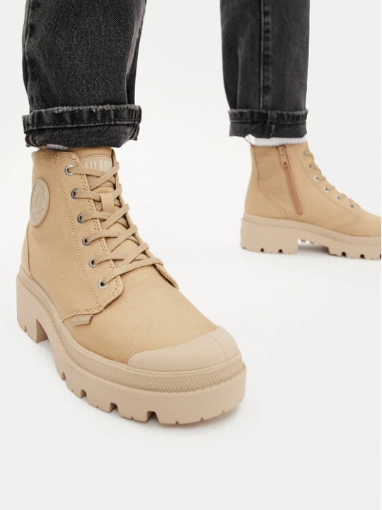 Zdjęcie produktu Trapery Palladium Pallabase Twill 96907-227-M Beżowy