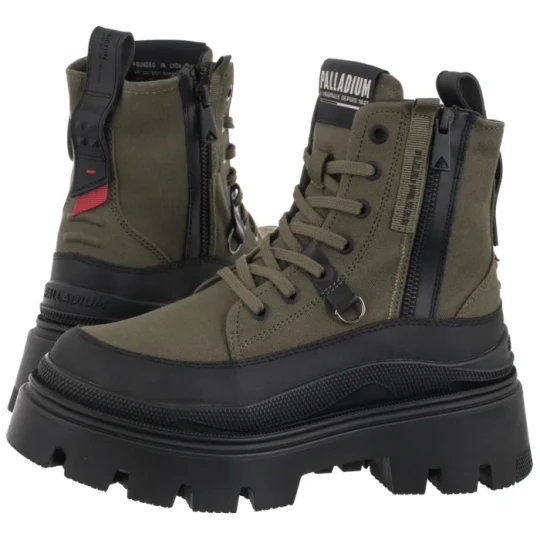 Zdjęcie produktu Trapery Pallasquad Zip Tx Olive Night 99532-325-M (PA151-a) Palladium