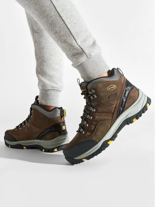 Zdjęcie produktu Trapery Skechers Pelmo 64869/KHK Brązowy