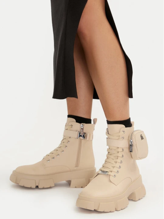 Zdjęcie produktu Trapery Steve Madden Tanker-P SM11001615-04004-299 Beżowy
