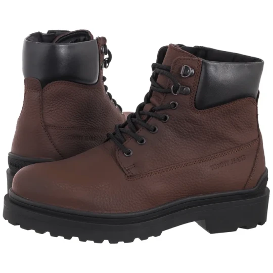 Zdjęcie produktu Trapery Tjm Lace Up Boot Leather Legacy Brown EM0EM01629 GV0 (TH1415-a) Tommy Hilfiger