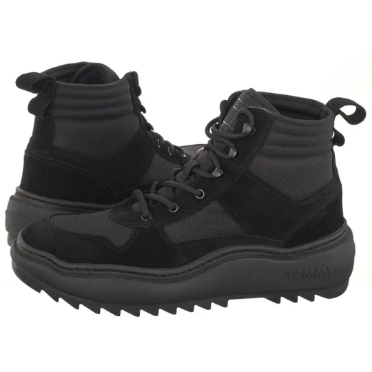 Zdjęcie produktu Trapery Tjm Mix Material Boot Black EM0EM01245 BDS (TH864-a) Tommy Hilfiger