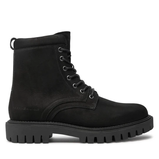 Zdjęcie produktu Trapery Tommy Hilfiger Casual Hilfiger Chunk Z Nbk Boot FM0FM05149 Czarny