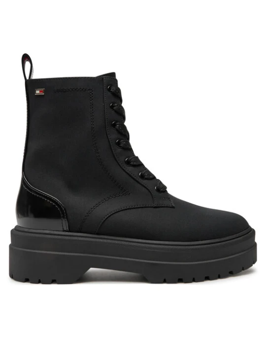 Zdjęcie produktu Trapery Tommy Hilfiger Flag Ventile Lace Up Boot FW0FW08287 Czarny