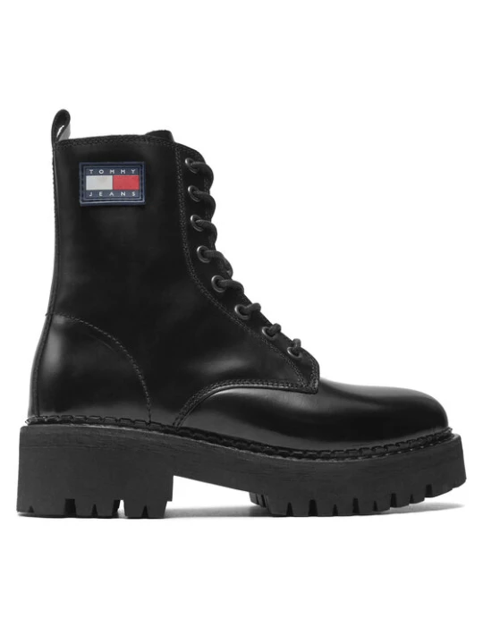 Zdjęcie produktu Trapery Tommy Jeans Urban Tommy Jeans Lace Up Boot EN0EN01995 Czarny