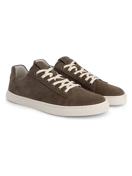 Zdjęcie produktu TRAVELIN' Skórzane buty "Bergvik" w kolorze brązowym do chodzenia na boso rozmiar: 39