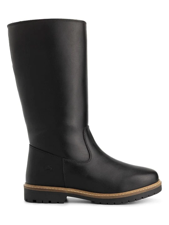 Zdjęcie produktu TRAVELIN' Skórzane kozaki "Vinstra" w kolorze czarnym rozmiar: 40