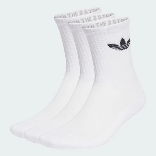 Zdjęcie produktu Trefoil Cushion Crew Socks 3 Pairs Adidas biały