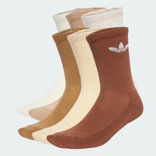 Zdjęcie produktu Trefoil Cushion Crew Socks 6 Pairs Adidas biały