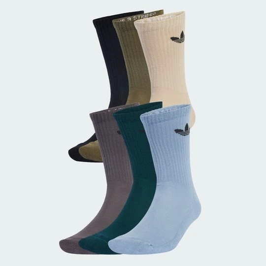 Zdjęcie produktu Trefoil Cushion Crew Socks 6 Pairs Adidas beżowy