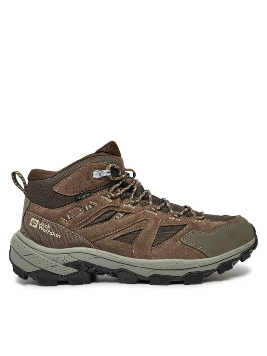 Zdjęcie produktu Trekkingi Jack Wolfskin Vojo Tour Texapore Mid M A62072 Brązowy