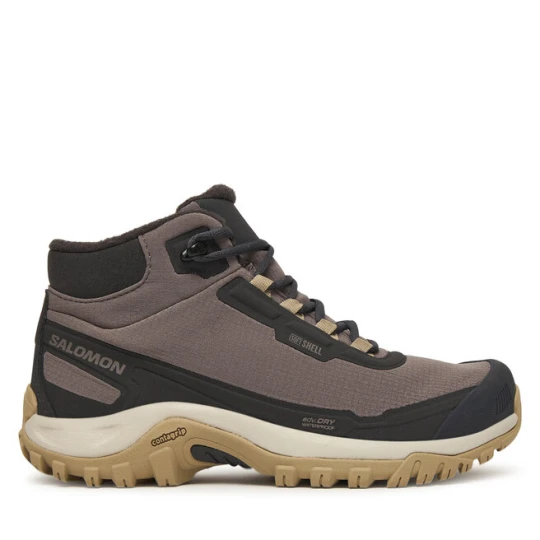 Zdjęcie produktu Trekkingi Salomon Shelter Waterproof L47855200 Brązowy