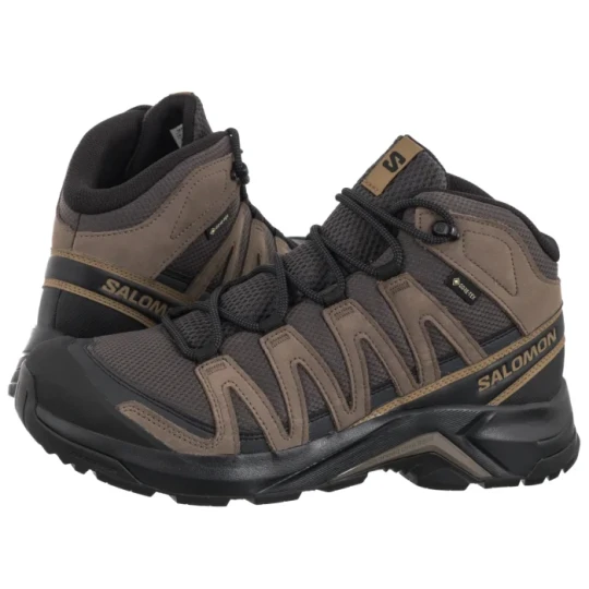 Zdjęcie produktu Buty Trekkingowe X-Adventure Recon Mid GTX Asphalt / Falcon / Coyote Brown 478145 (SO12-a) Salomon