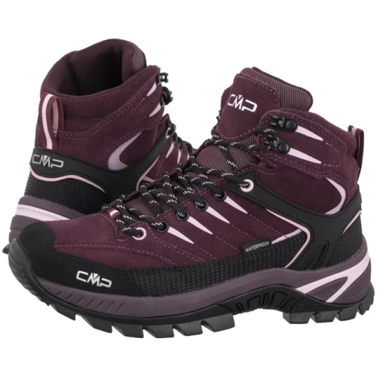 Zdjęcie produktu Buty Trekkingowe Rigel 2.0 Mid Wmn Wp Trekking Shoes 3Q1936627CZ Plum-Soft Pink (CM36-a) CMP