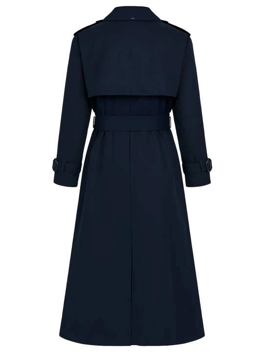 Zdjęcie produktu Trencz 02 Elegant Navy - Granatowy płaszcz damski LAÏF