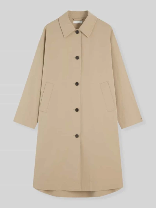 Zdjęcie produktu Trencz o kroju loose fit z mieszanki bawełny Tommy Hilfiger Camel