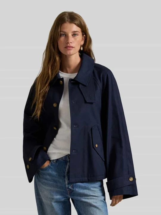 Zdjęcie produktu Trencz o kroju regular fit z czystej bawełny Polo Ralph Lauren Granatowy