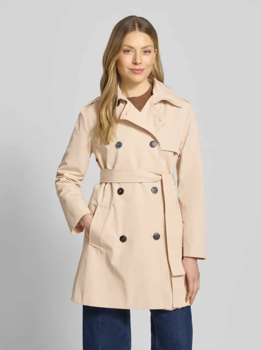 Zdjęcie produktu Trencz w kroju regular fit z dodatkiem bawełny model 'ARIS' MAX&Co. Piaskowy