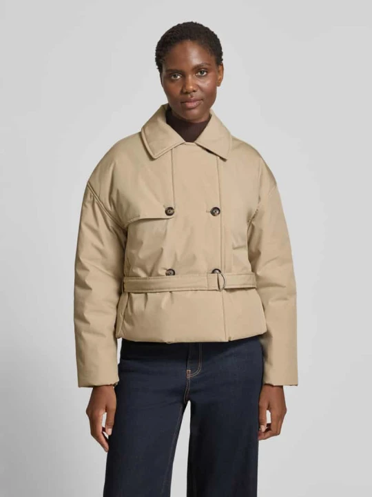 Zdjęcie produktu Trencz z mieszanki bawełny Scotch & Soda Piaskowy