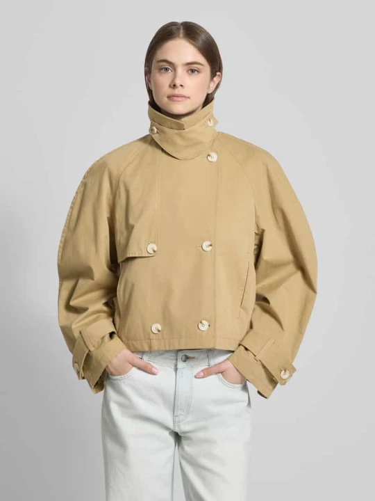 Zdjęcie produktu Trencz z parki na rękawach model 'MIA' Topshop Beżowy