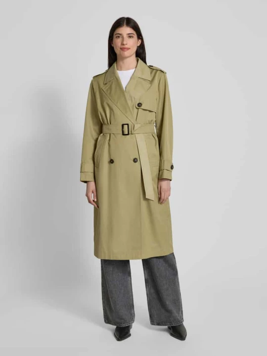 Zdjęcie produktu Trencz z paskiem w talii Fuchs Schmitt Khaki