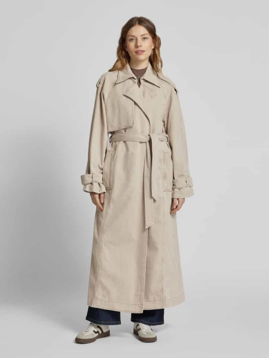 Zdjęcie produktu Trencz z wiązanym paskiem model ‘CORDELIA’ IVY & OAK Kamienny