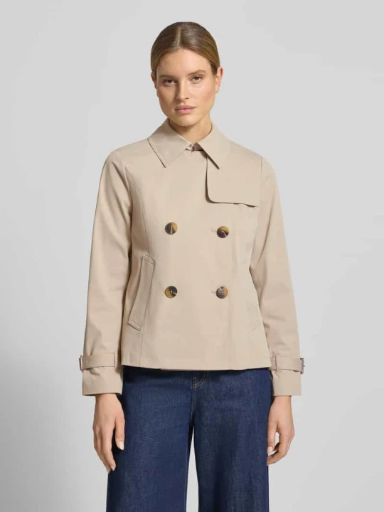 Zdjęcie produktu Trencz zapinany na guziki Michael Kors Piaskowy