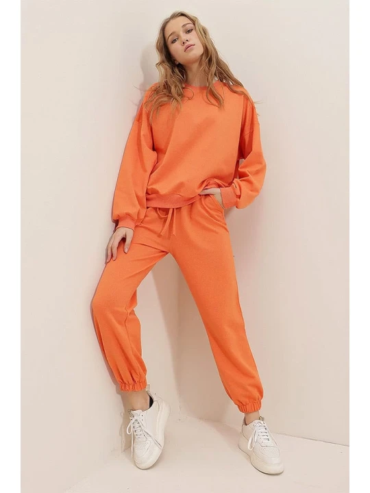 Zdjęcie produktu Trend Alacati 2-częściowy zestaw "Trend Alaçat Stili" w kolorze pomarańczowym rozmiar: L