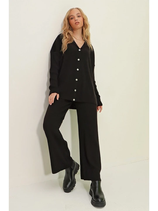Zdjęcie produktu Trend Alacati 2-częściowy zestaw w kolorze czarnym rozmiar: onesize