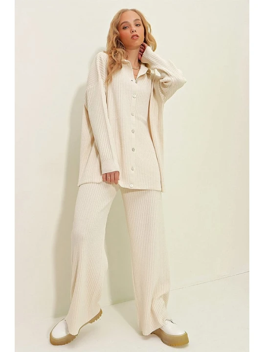 Zdjęcie produktu Trend Alacati 2-częściowy zestaw w kolorze kremowym rozmiar: onesize