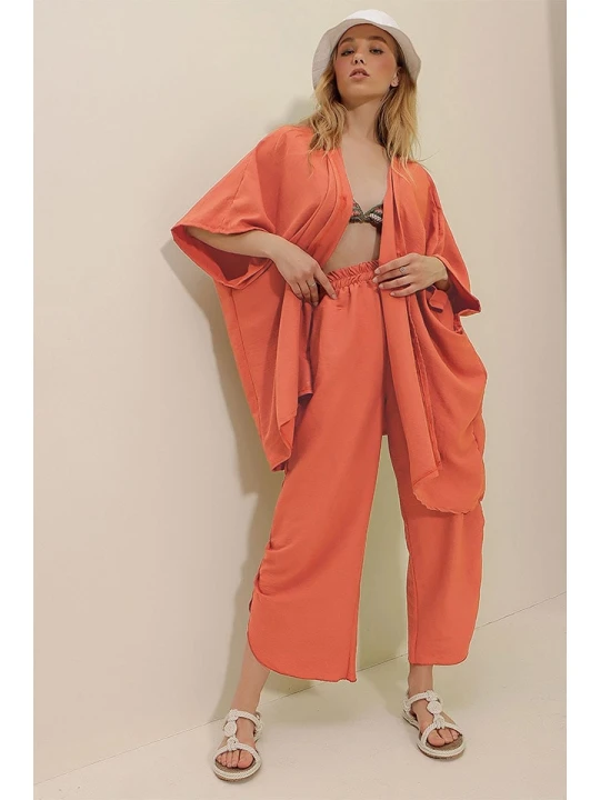 Zdjęcie produktu Trend Alacati 2-częściowy zestaw w kolorze pomarańczowym rozmiar: onesize
