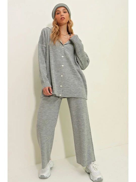 Zdjęcie produktu Trend Alacati 2-częściowy zestaw w kolorze szarym rozmiar: onesize