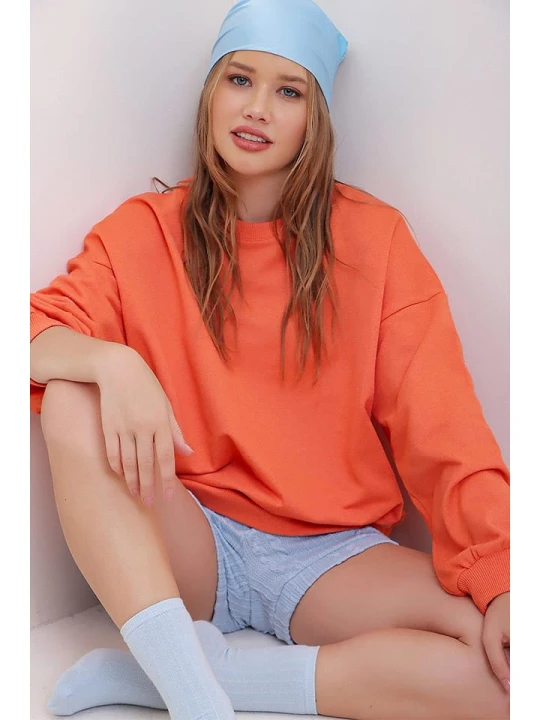 Zdjęcie produktu Trend Alacati Bluza w kolorze pomarańczowym rozmiar: M